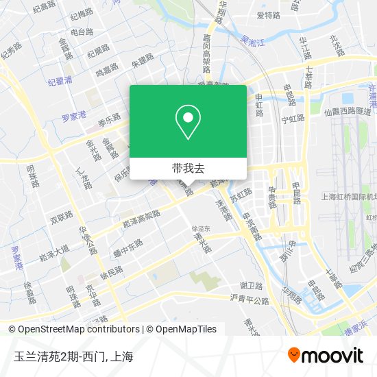 玉兰清苑2期-西门地图