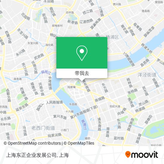 上海东正企业发展公司地图