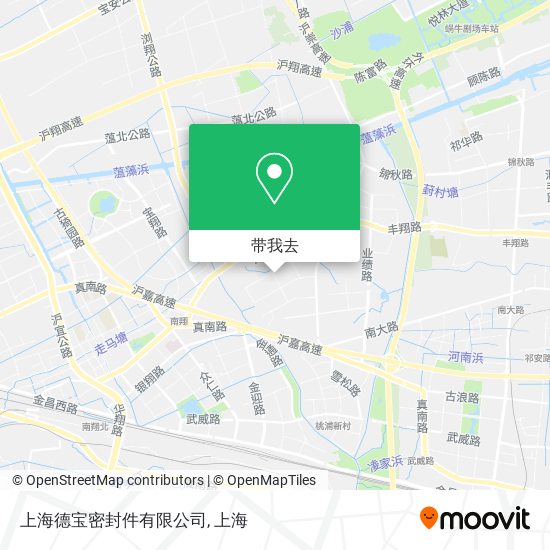 上海德宝密封件有限公司地图