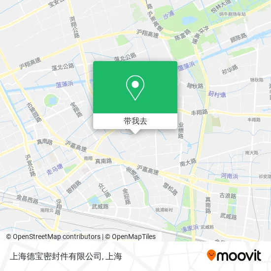 上海德宝密封件有限公司地图