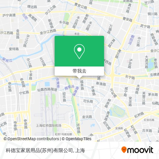 科德宝家居用品(苏州)有限公司地图