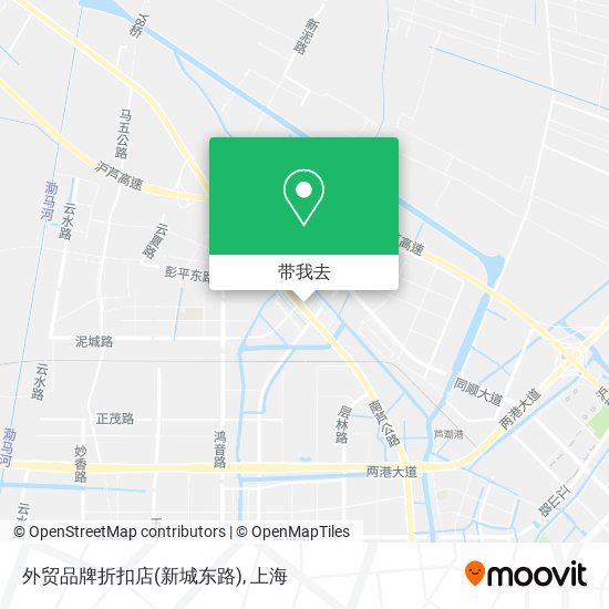 外贸品牌折扣店(新城东路)地图