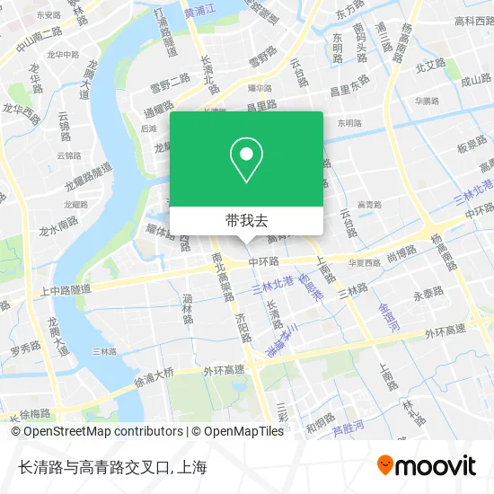 长清路与高青路交叉口地图