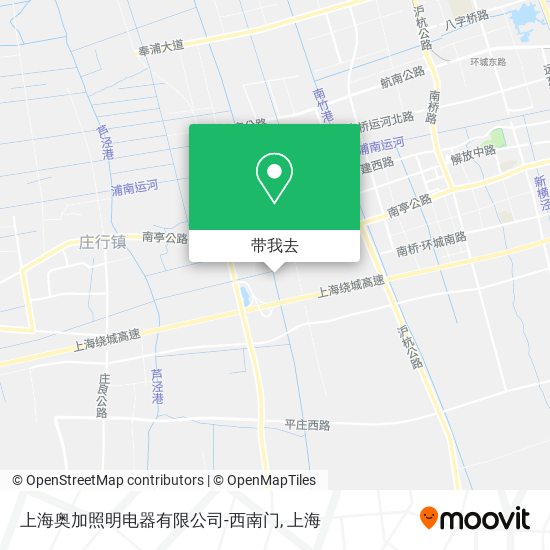 上海奥加照明电器有限公司-西南门地图