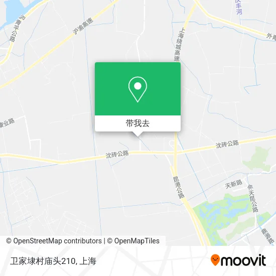 卫家埭村庙头210地图