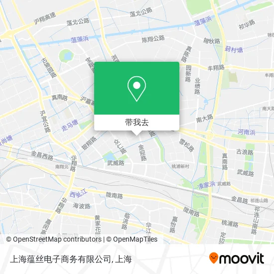 上海蕴丝电子商务有限公司地图