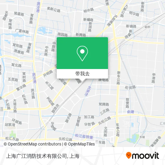 上海广江消防技术有限公司地图