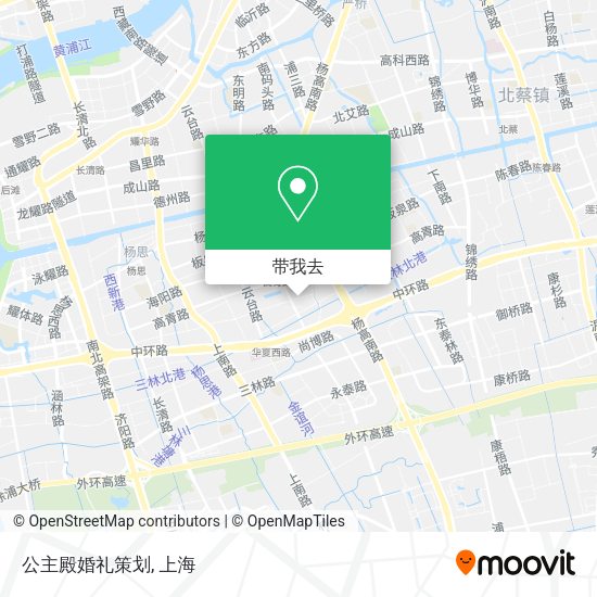 公主殿婚礼策划地图