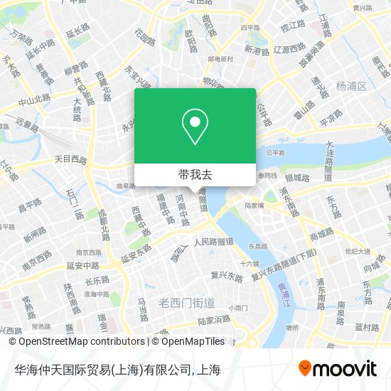 华海仲天国际贸易(上海)有限公司地图