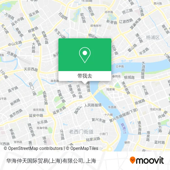 华海仲天国际贸易(上海)有限公司地图