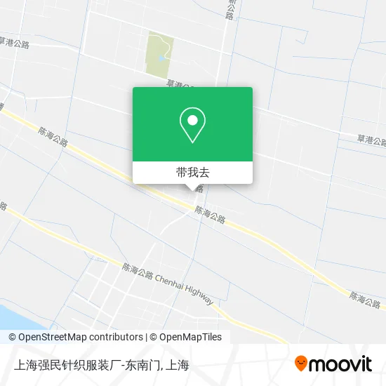 上海强民针织服装厂-东南门地图