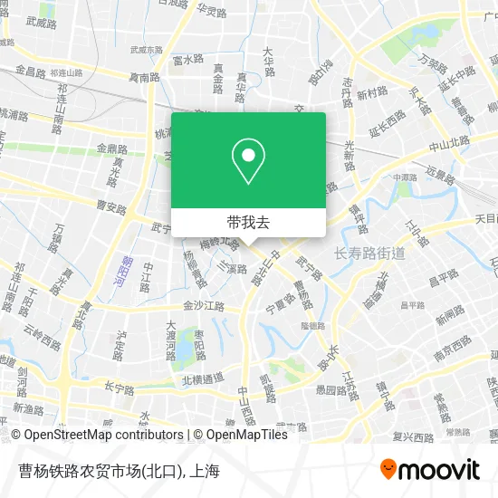 曹杨铁路农贸市场(北口)地图