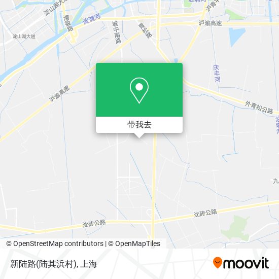 新陆路(陆其浜村)地图