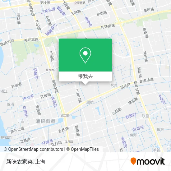 新味农家菜地图