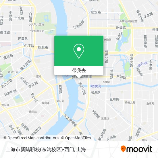 上海市新陆职校(东沟校区)-西门地图