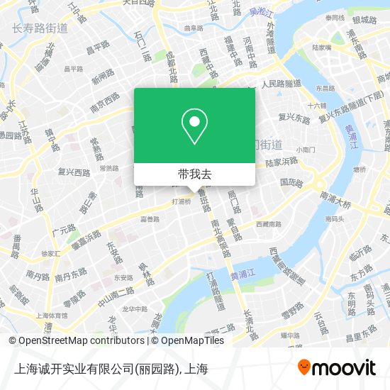 上海诚开实业有限公司(丽园路)地图