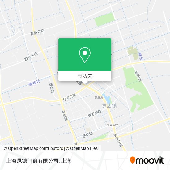 上海凤德门窗有限公司地图