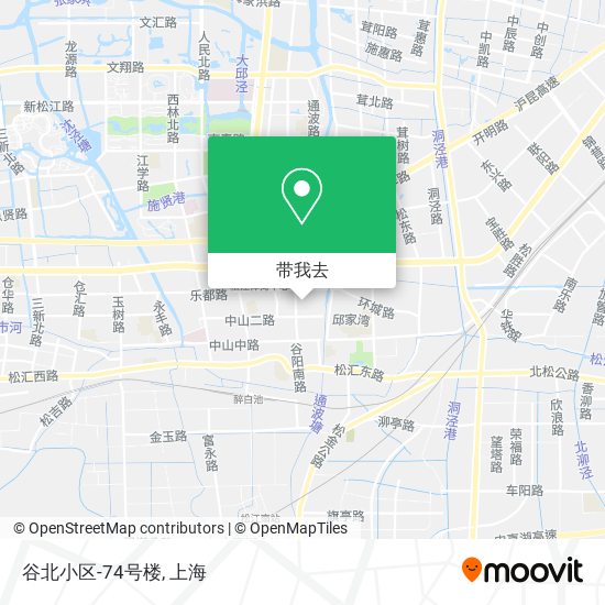 谷北小区-74号楼地图