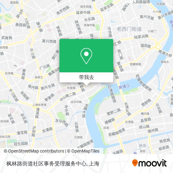 枫林路街道社区事务受理服务中心地图