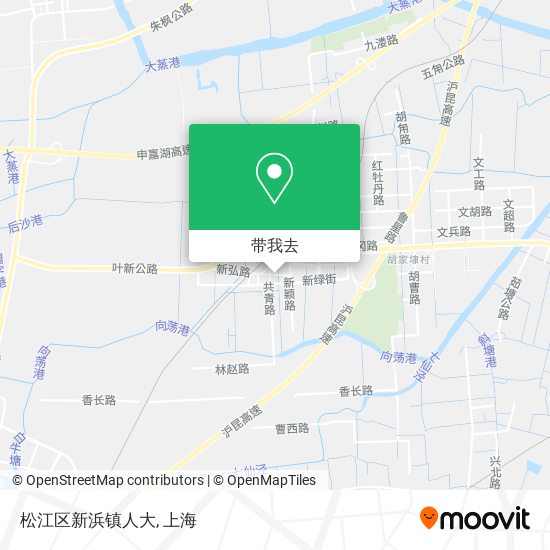 松江区新浜镇人大地图