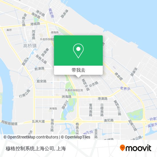 穆格控制系统上海公司地图