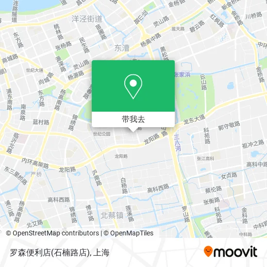 罗森便利店(石楠路店)地图