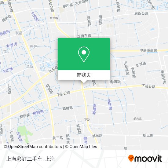 上海彩虹二手车地图