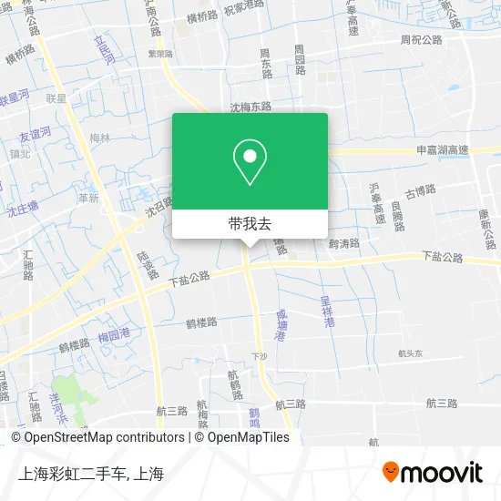 上海彩虹二手车地图
