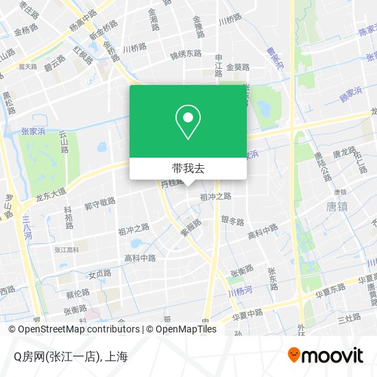 Q房网(张江一店)地图