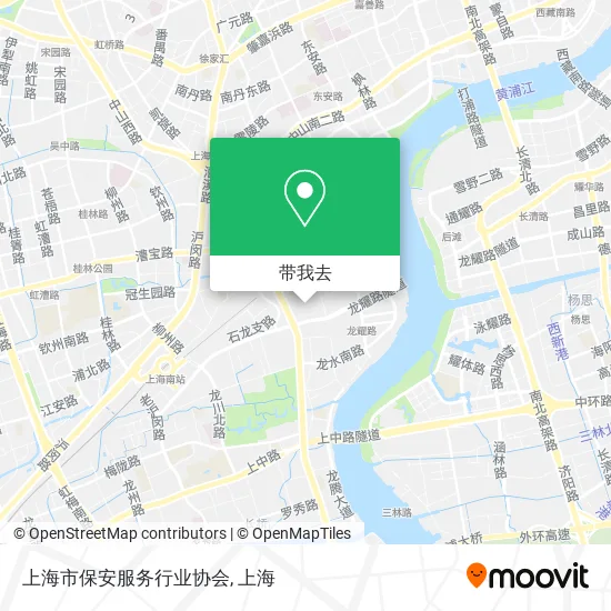 上海市保安服务行业协会地图