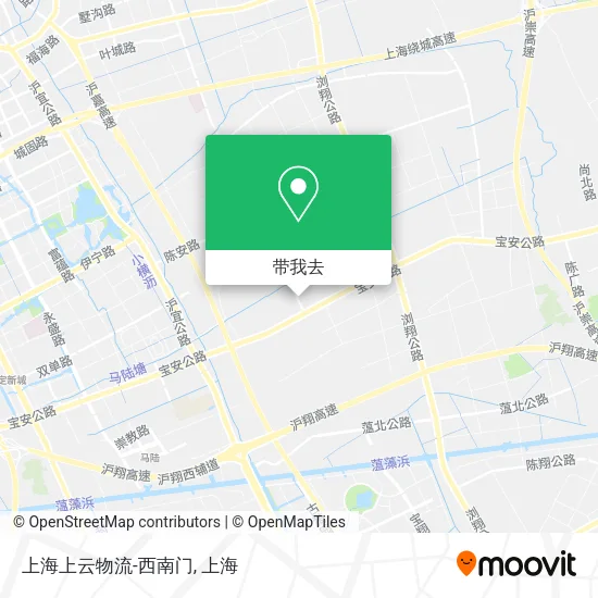 上海上云物流-西南门地图