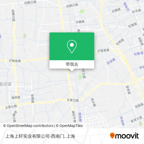 上海上轩实业有限公司-西南门地图