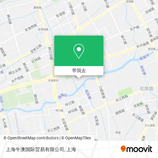 上海牛澳国际贸易有限公司地图