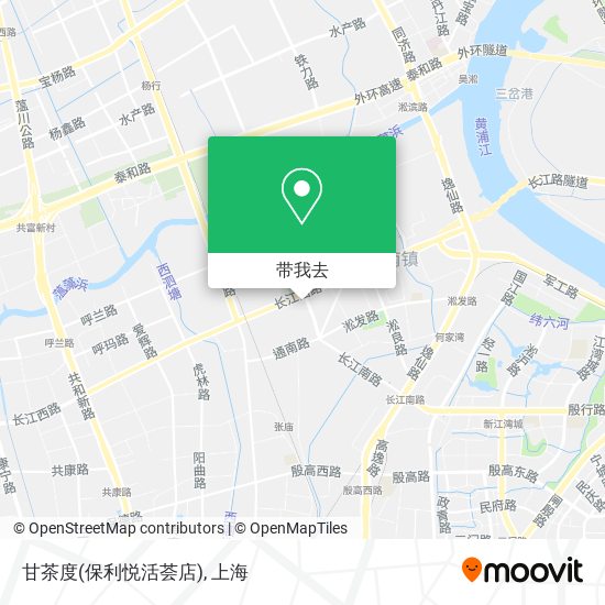 甘茶度(保利悦活荟店)地图