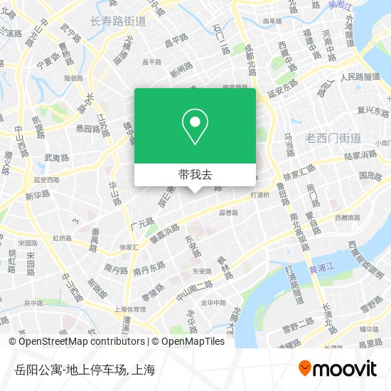 岳阳公寓-地上停车场地图
