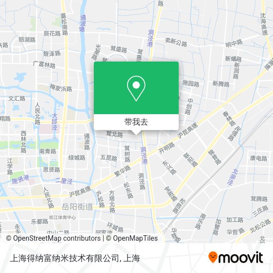 上海得纳富纳米技术有限公司地图