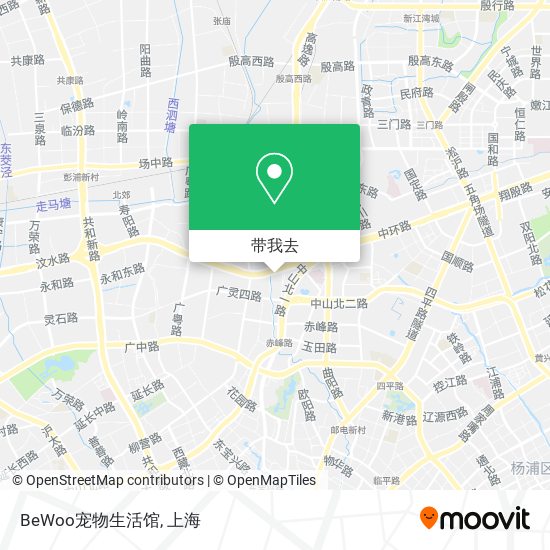 BeWoo宠物生活馆地图