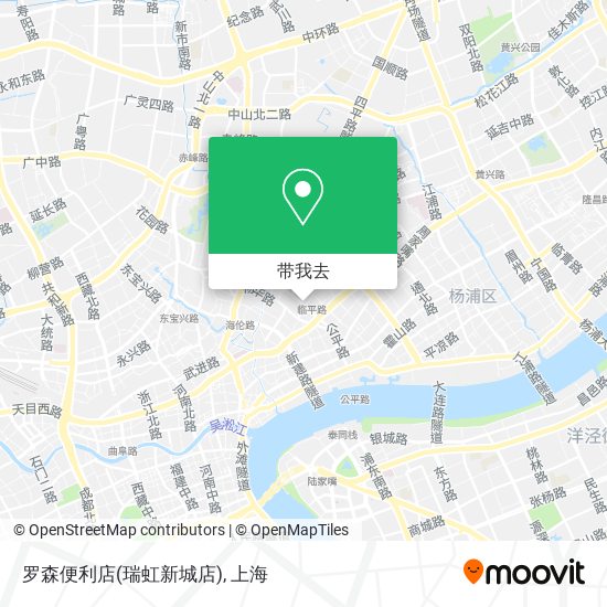 罗森便利店(瑞虹新城店)地图