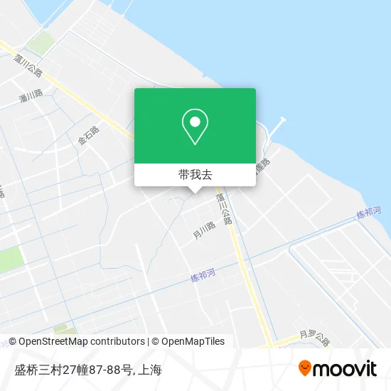 盛桥三村27幢87-88号地图