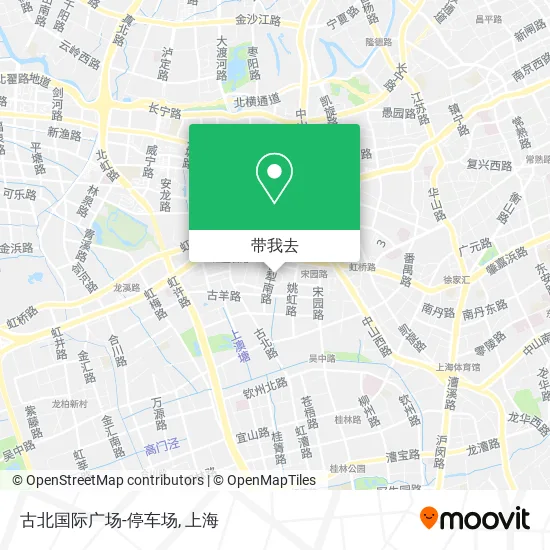 古北国际广场-停车场地图