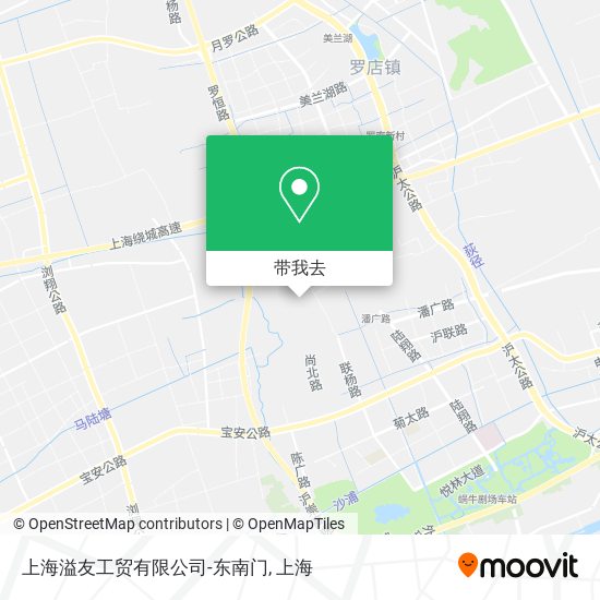 上海溢友工贸有限公司-东南门地图