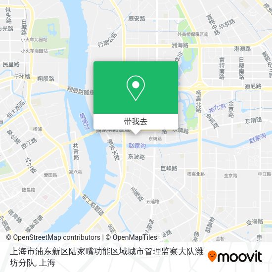 上海市浦东新区陆家嘴功能区域城市管理监察大队潍坊分队地图