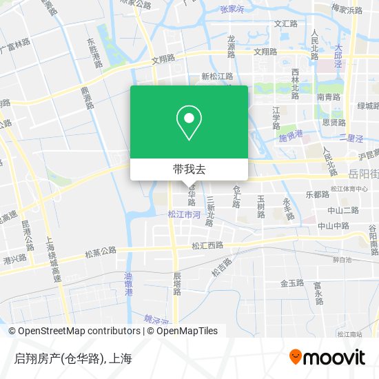 启翔房产(仓华路)地图