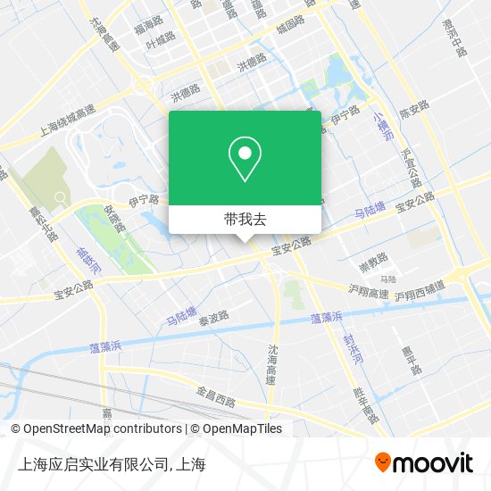 上海应启实业有限公司地图