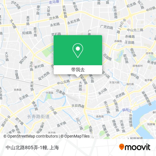 中山北路805弄-1幢地图