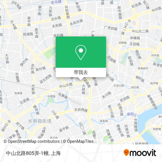 中山北路805弄-1幢地图