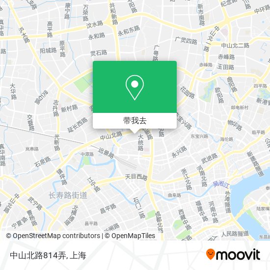 中山北路814弄地图