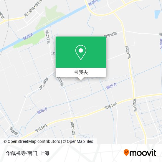 华藏禅寺-南门地图