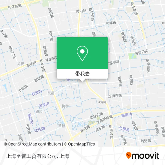 上海至普工贸有限公司地图