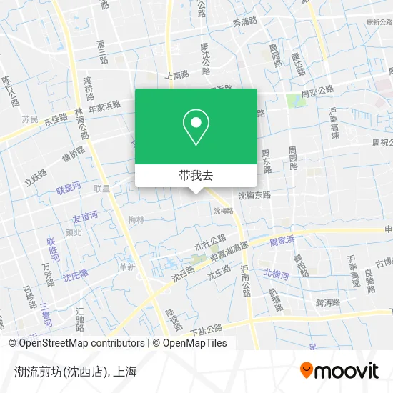 潮流剪坊(沈西店)地图